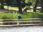 Mazā Ezerkrasta iela. Skats no Mazā Ludzas ezera