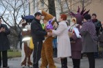 Autoparādes dalībnieku apbalvošana