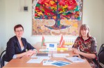 Projekta darba grupas sanāksme Glubokoje mākslas skolā
